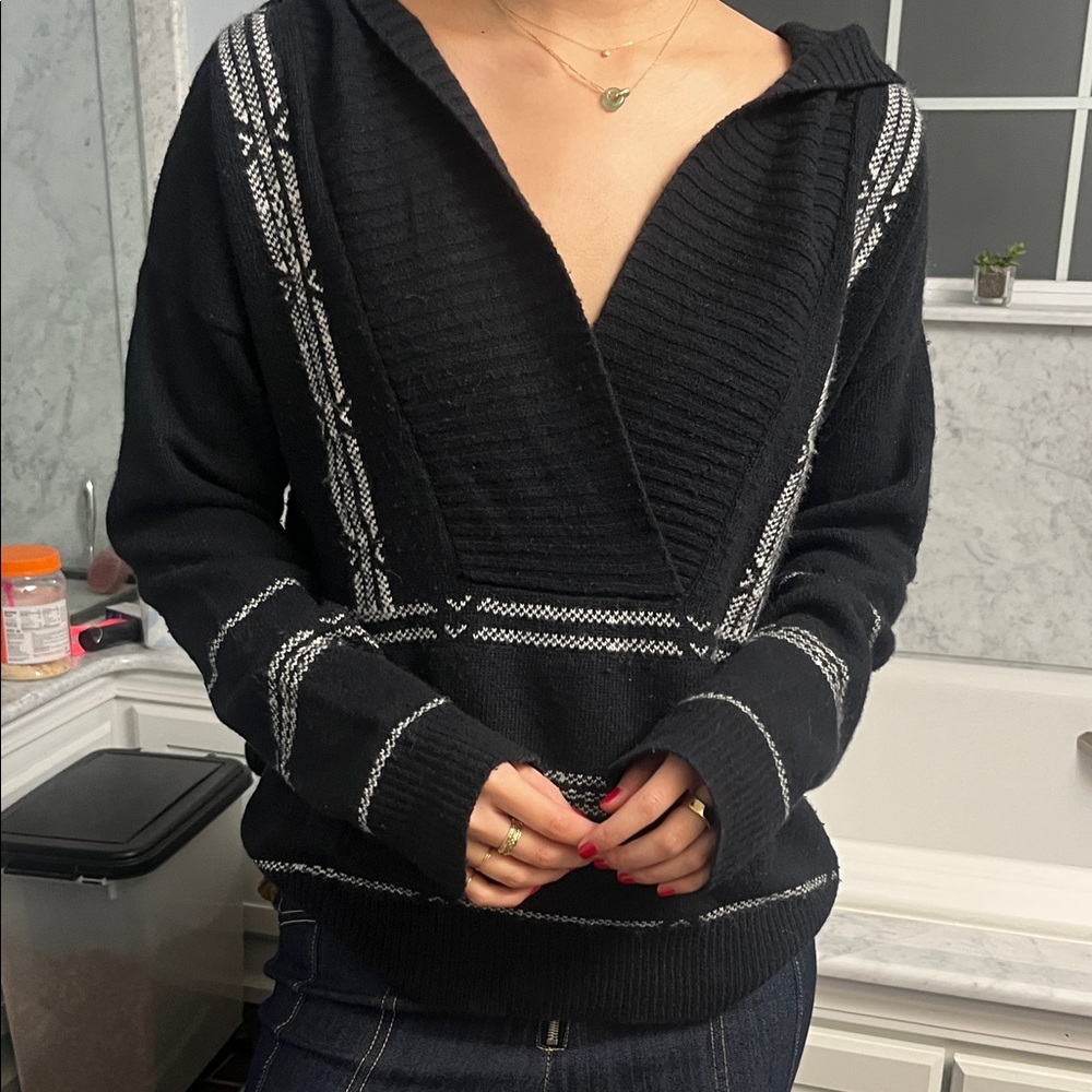 Paige slouchy hooded sweater